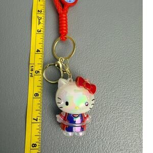 Hello Kitty Iridescent Hello Kitty Keychain Bag Charm